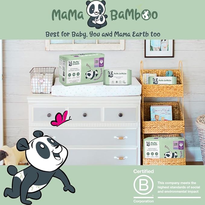 Mama Bamboo Soft Newborn Eco Sustainable Nappies